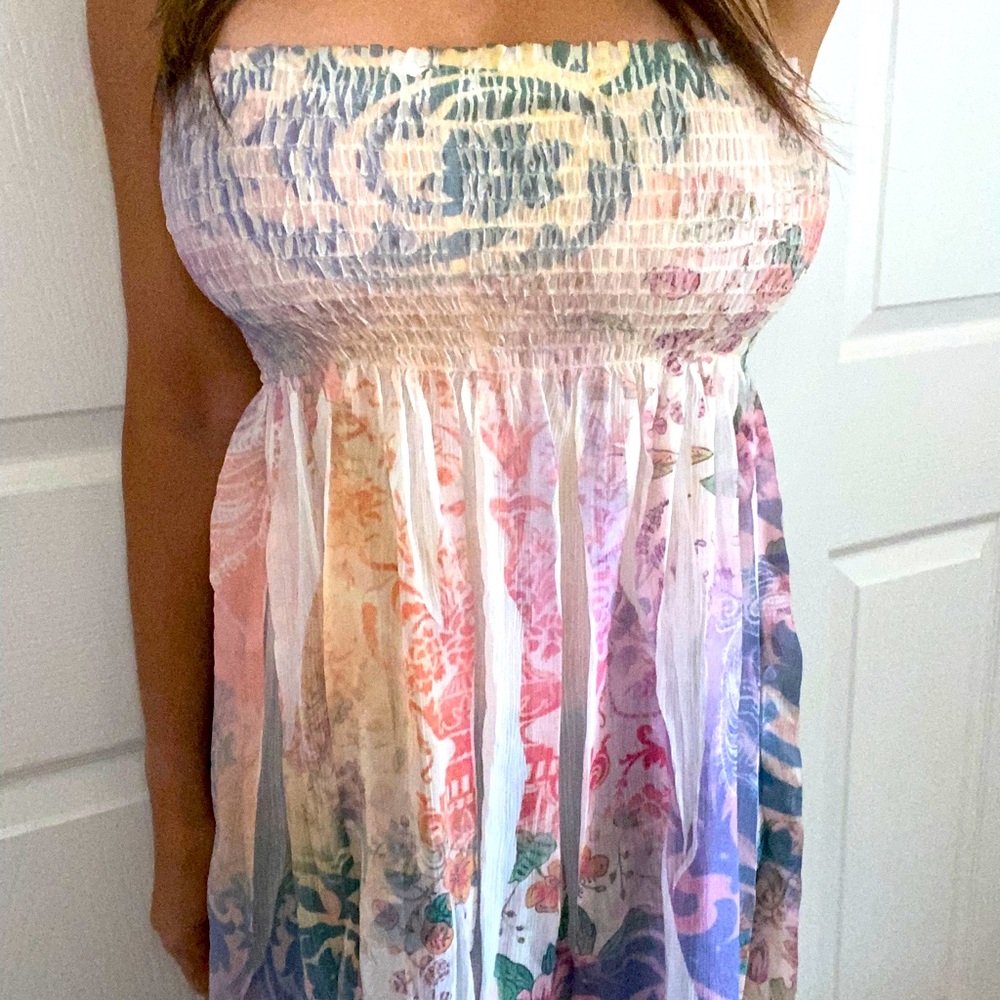 Flowy tube top